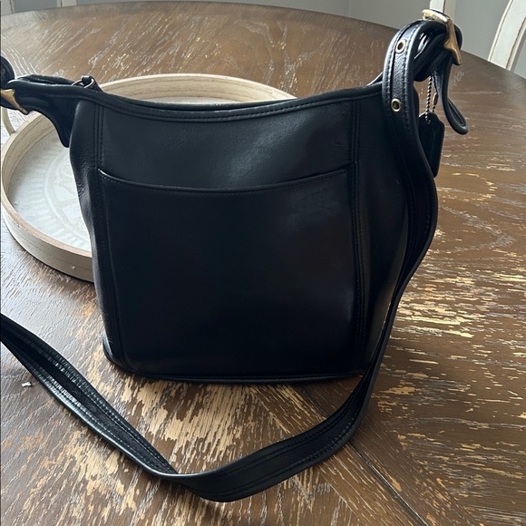 Coach Handbags - Vintage Coach 9816 black leather